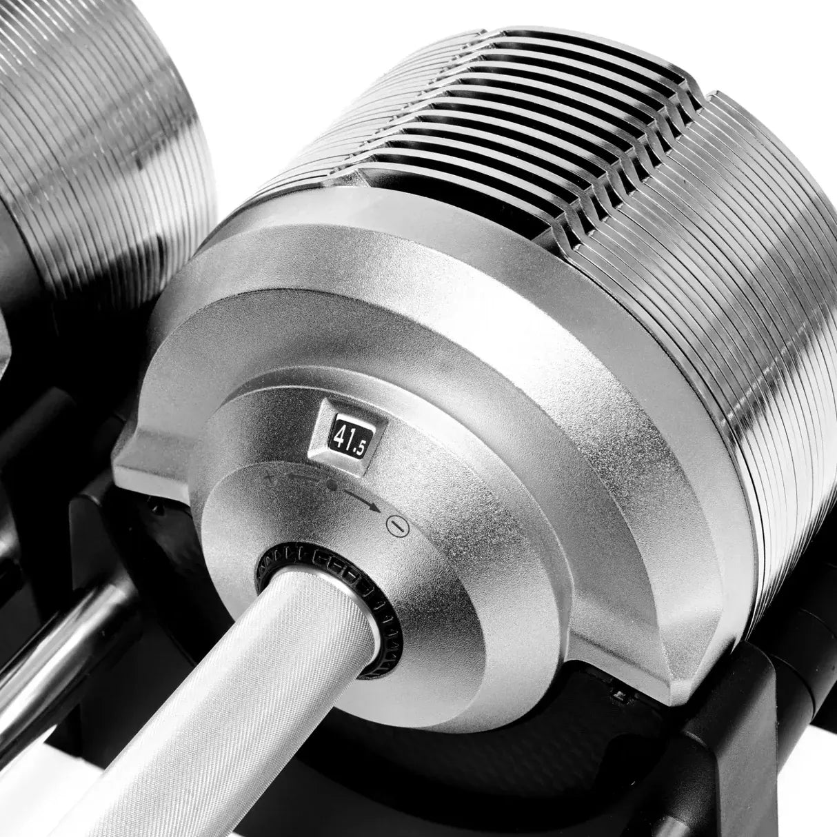 Zestaw 2 regulowanych hantli + regulowana szyna